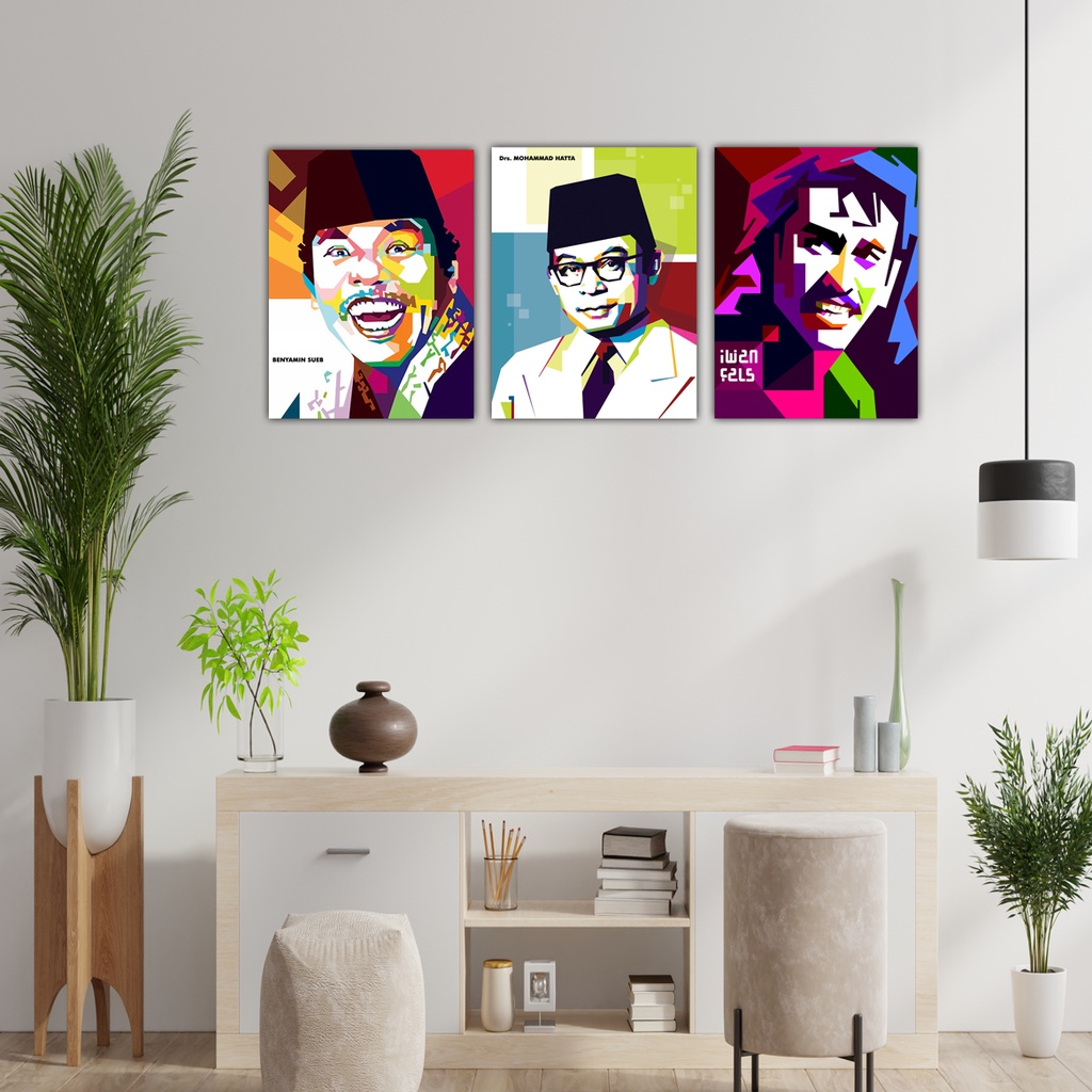 Hiasan Dinding Minimalis Walldecor Pajangan Dekorasi Pop Art