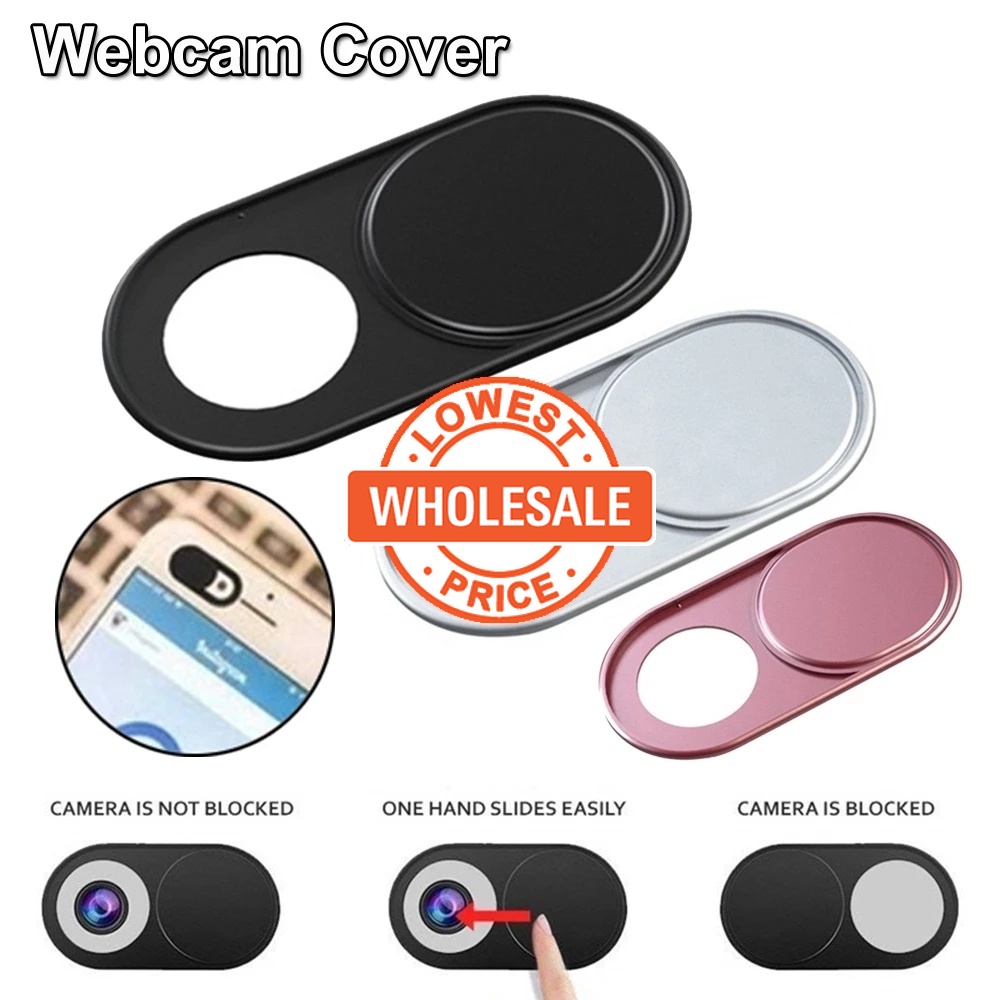 1 Pc Stiker Pelindung Lensa Kamera Webcam Universal Ultra Tipis Untuk Laptop / Tablet / Handphone