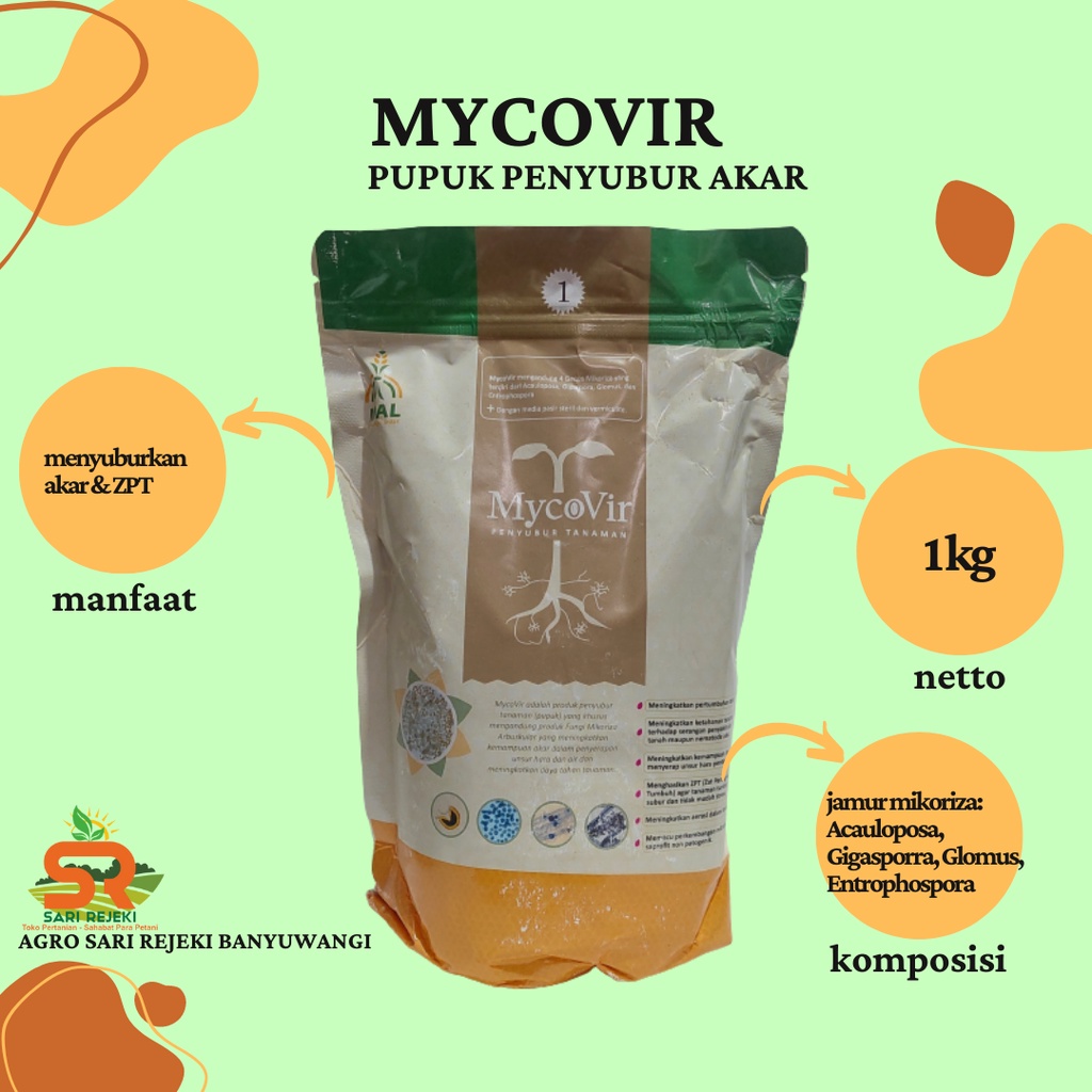MYCOVIR 1KG PUPUK PENYUBUR AKAR