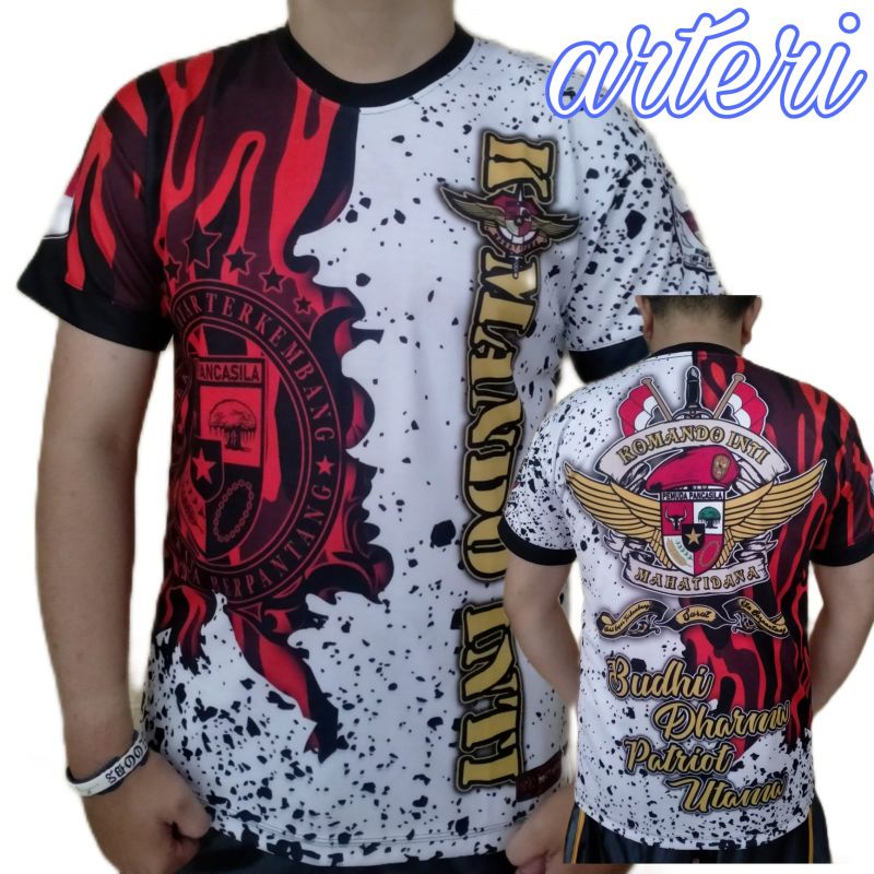 kaos komando inti pemuda Pancasila, kaos koti, kaos pemuda Pancasila, baju pemuda Pancasila, seragam