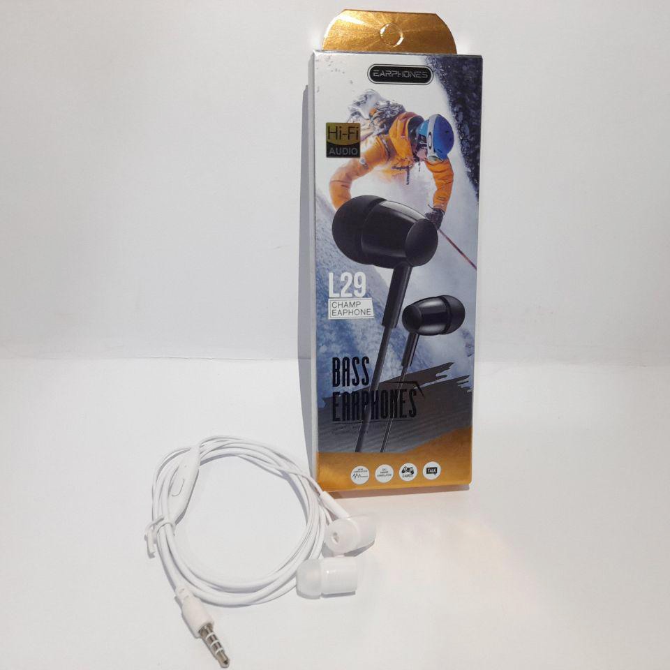 Headset Handsfree Earphone l29 Super Bass Termurah