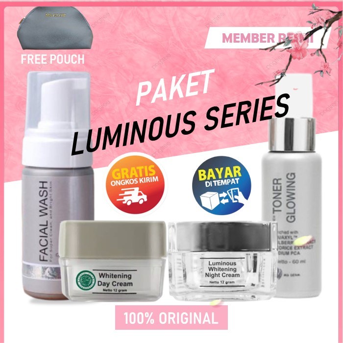MS Glow Paket Luminous Series / Ms Glow Paket Luminous Ori / Ms Glow Paket Luminous dan Serum
