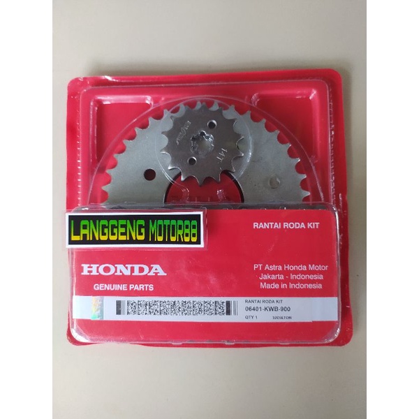 GEAR SET HONDA BLADE / REVO ABSOLUT / SUPRA X125 LAMA (  KWB)