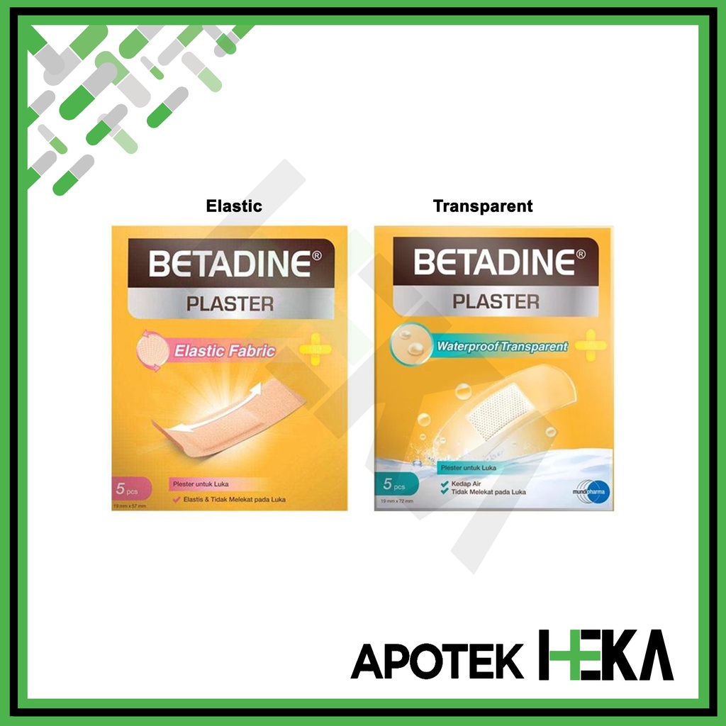 Betadine Plaster isi 5 - Plaster Luka (SEMARANG)