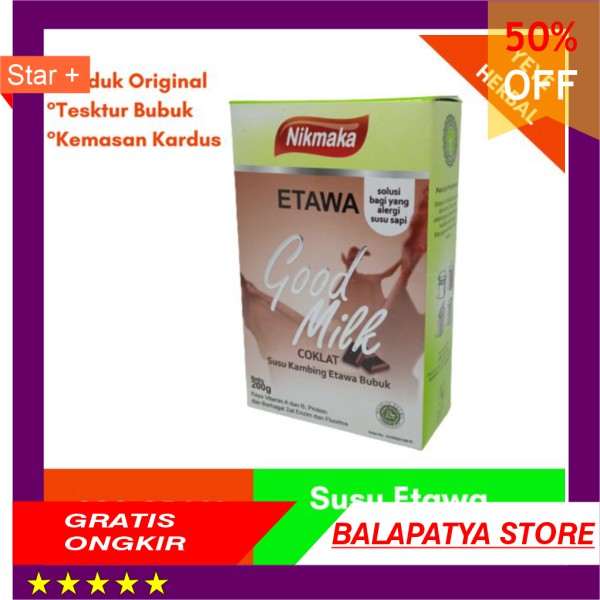 

LIMITED EDITION!!! Susu Kambing Etawa Good Milk Coklat