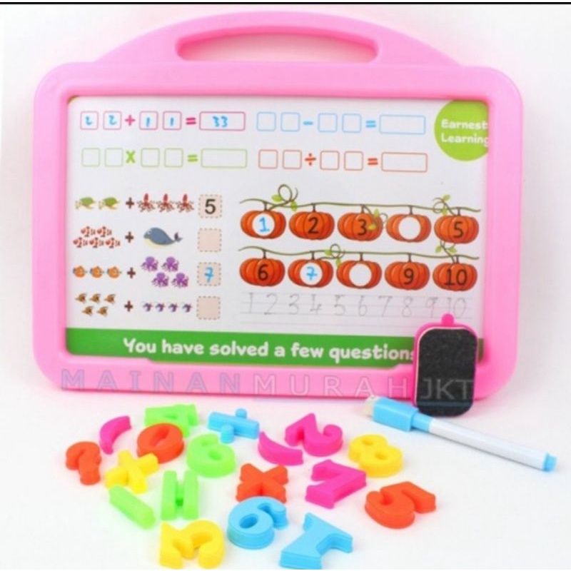 

Papan tulis belajar anak magnet