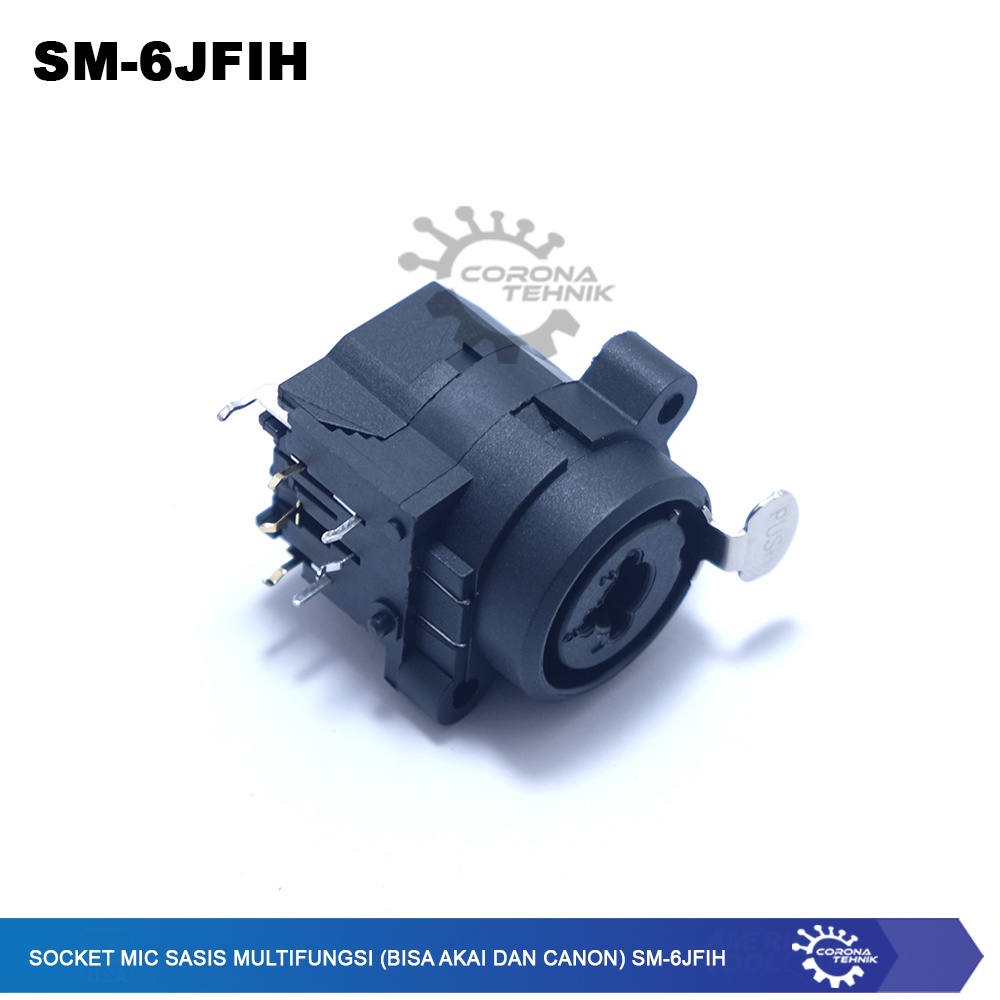 SM-6JFIH - Socket Mic Sasis Multifungsi (Bisa Akai dan Canon)