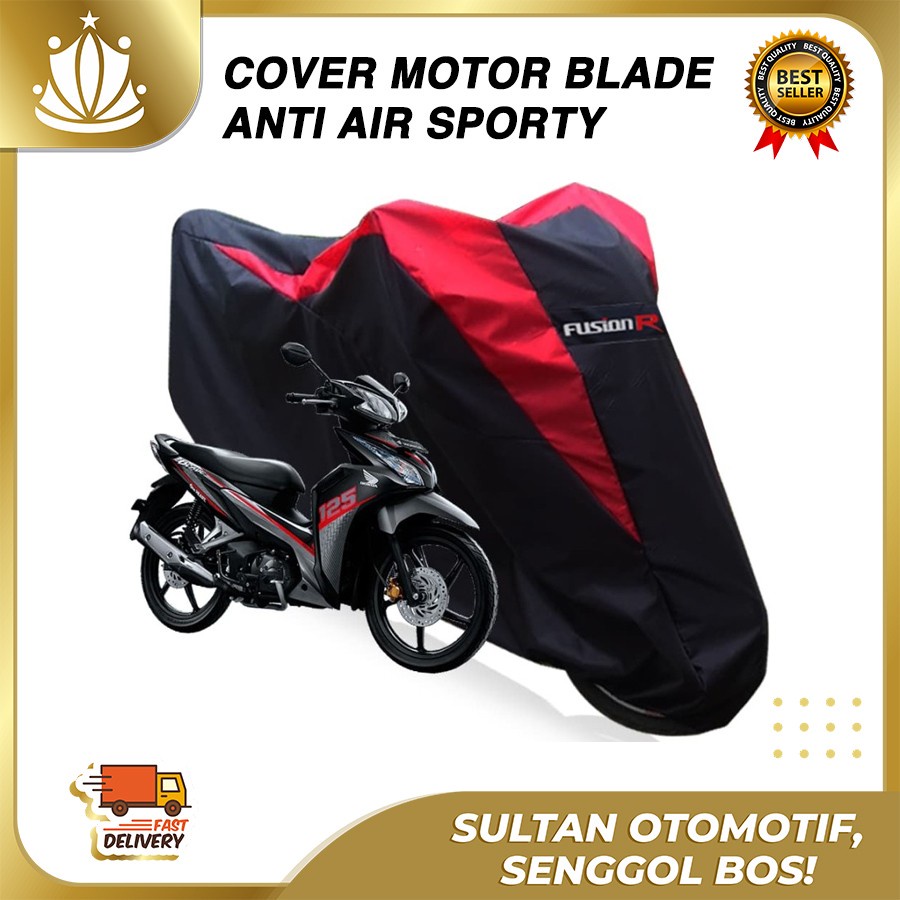 Sarung Motor Warna HONDA BLADE Waterproof / Penutup Motor Warna JUPIT / Cover Motor Merek FUSION R