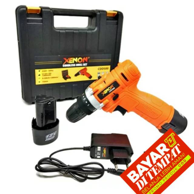 Bor baterai 12v  xenon CDD500