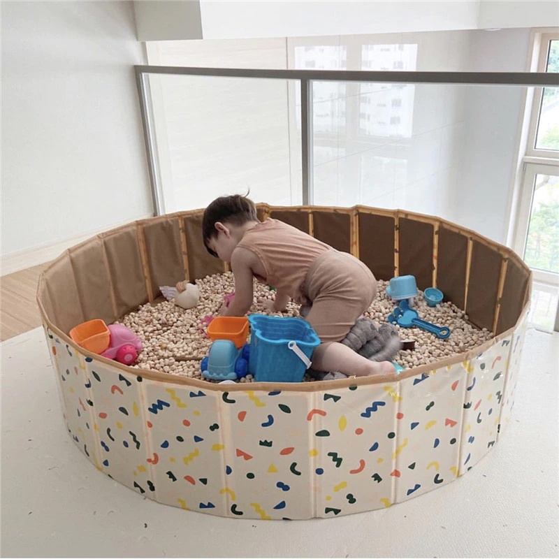 Foldable Playground Pool MEDIUM Playart Sensory Mat Kolam Renang Mandi Bola Bayi Sensori Jigu Mat Anak