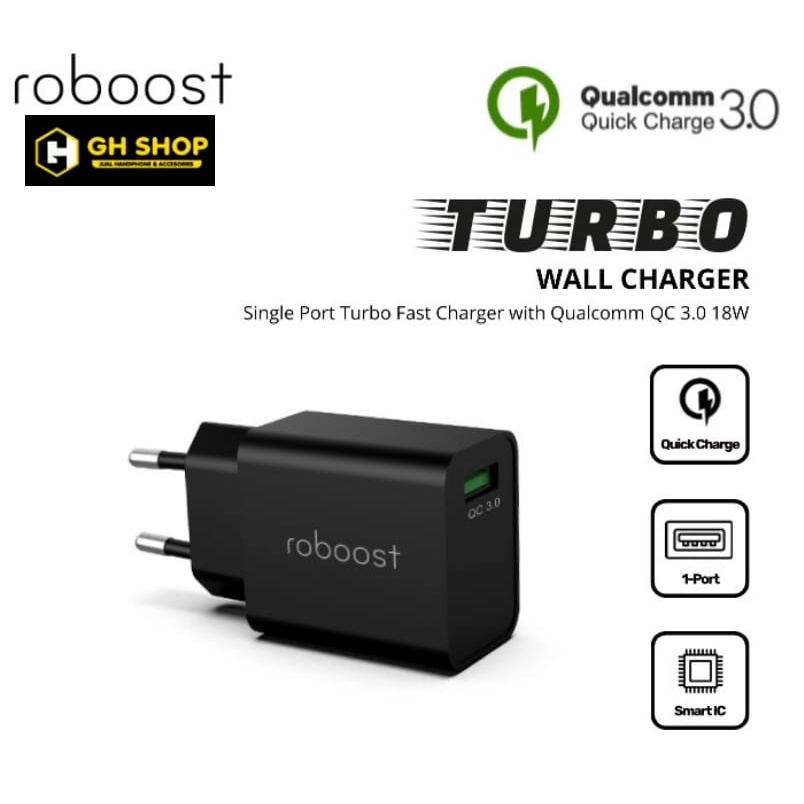 KEPALA CHARGER 18W FAST CHARGING QUICK CHARGE 3.0