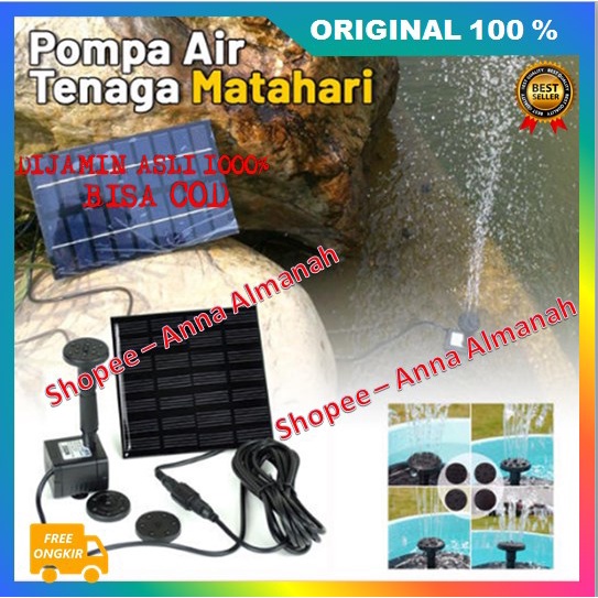 [BISA COD] PROMO Pompa Air Tenaga Surya Pompa Celup Tenaga Surya 100% ORIGINAL