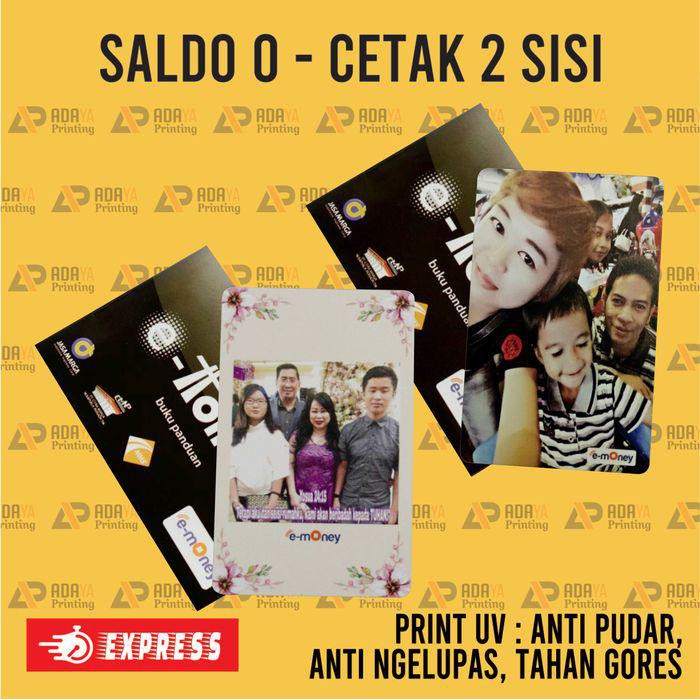 

PROMO - eMoney eToll Mandiri Custom Cetak 2 Sisi Saldo 0 EXPRESS KD028