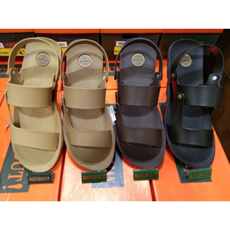 sepatu sandal karet pria by WATCHOUT  (new arrival)