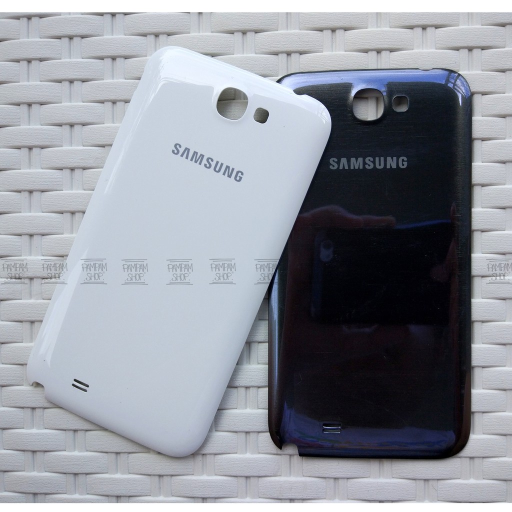 Tutup Belakang Baterai Casing Backdoor Back Door Cover Samsung Galaxy Note 2 N7100 Original OEM