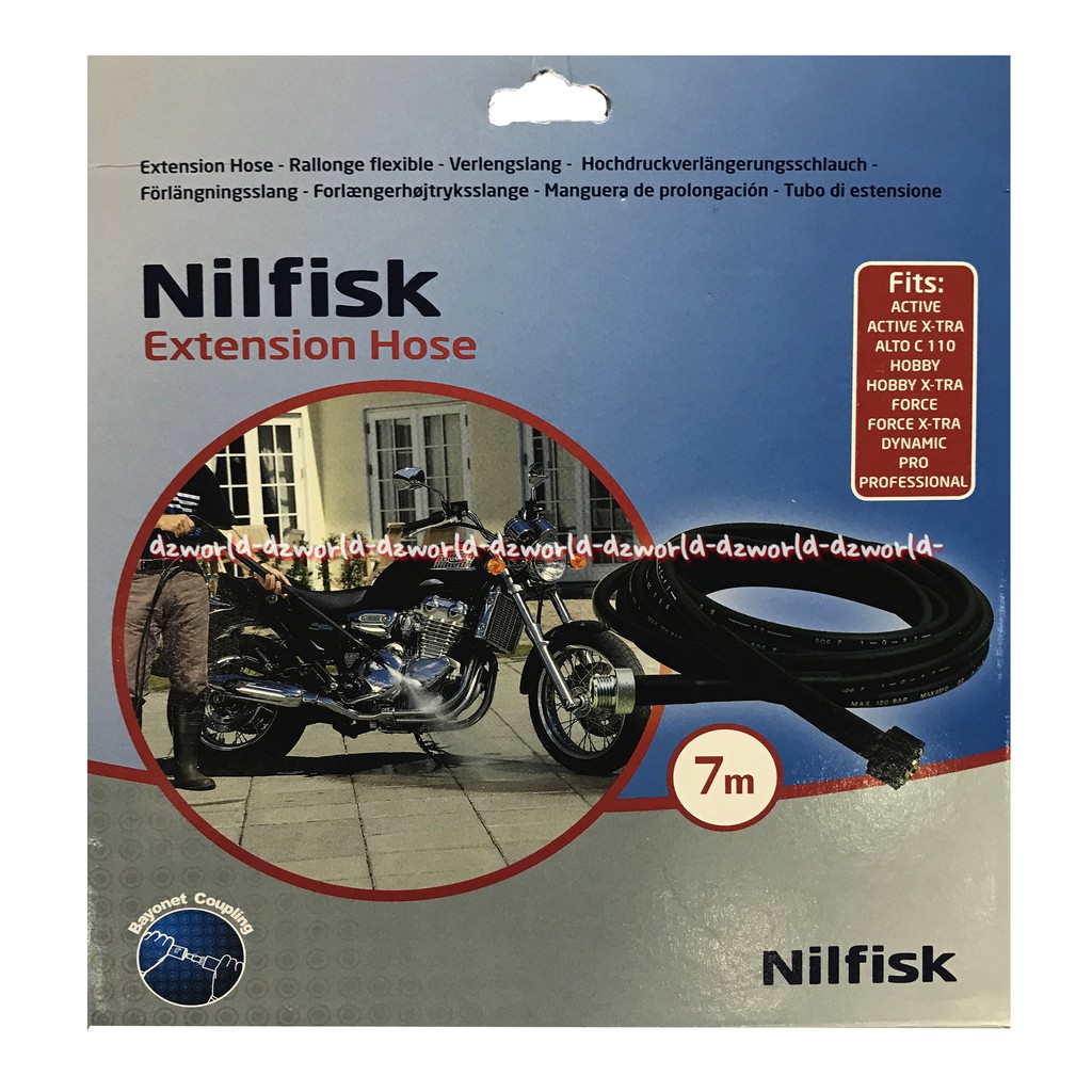 Nilfisk Extension Hose Ekstansi Tambahan Selang Panjang 7 Meter