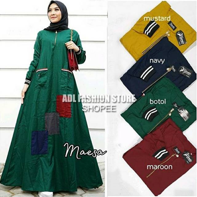 Baju Gamis Maesa Maxy M L XL-2