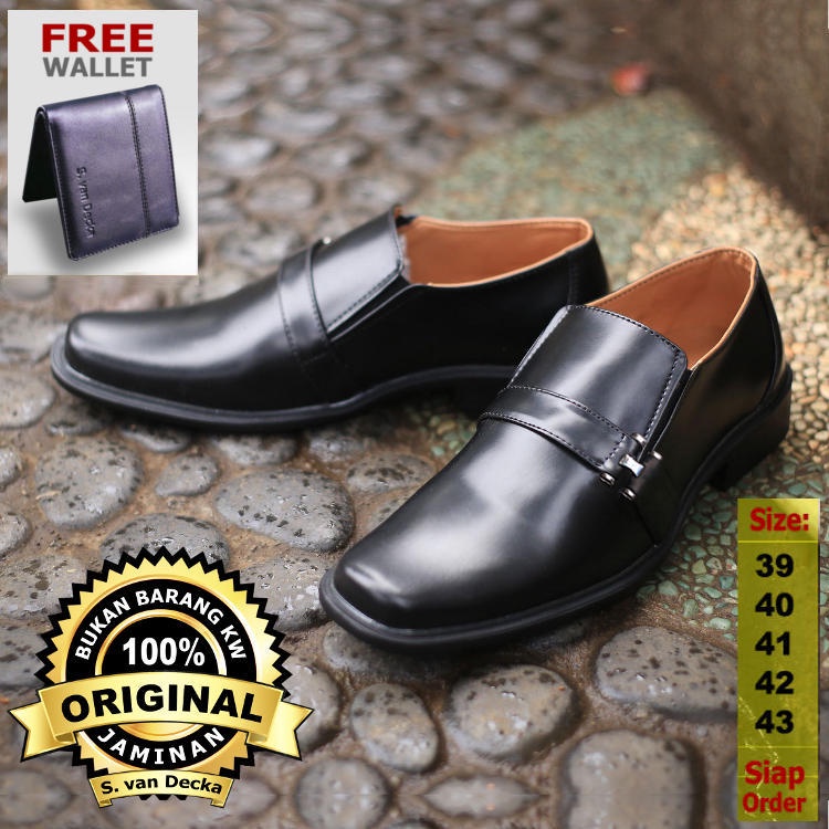 Sepatu Pantofel Pria S.van Decka D-TK010