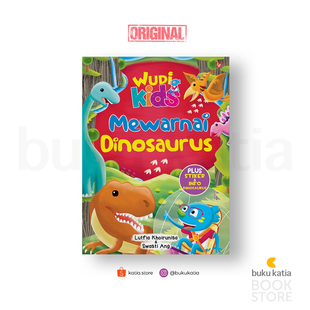 WUDI KIDS: MEWARNAI DINOSAURUS