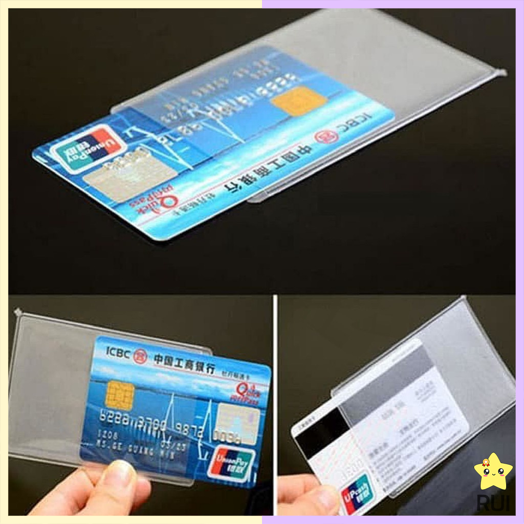 

Plastik Kartu Cover Doff Card Sarung Pelindung Kartu ATM SIM KTP