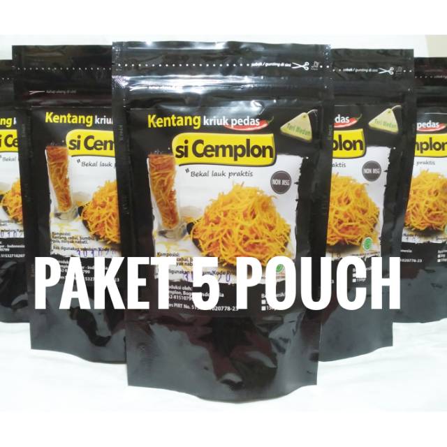 

SI CEMPLON KENTANG TERI PEDAS NON MSG Khas Bogor