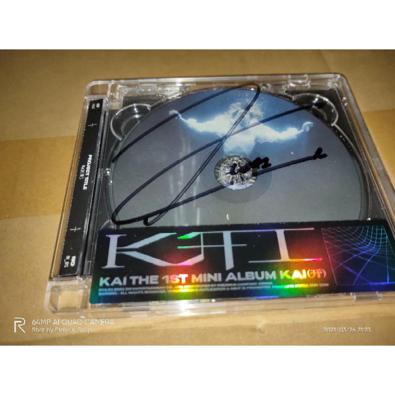 [Signed] KAI (EXO) - KAI (开) (1st Mini Album) Signed Album [Baca Deskripsi]