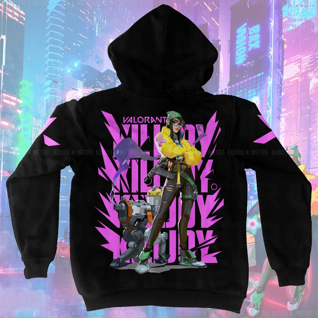 Hoodie Valorant Killjoy Premium Unisex