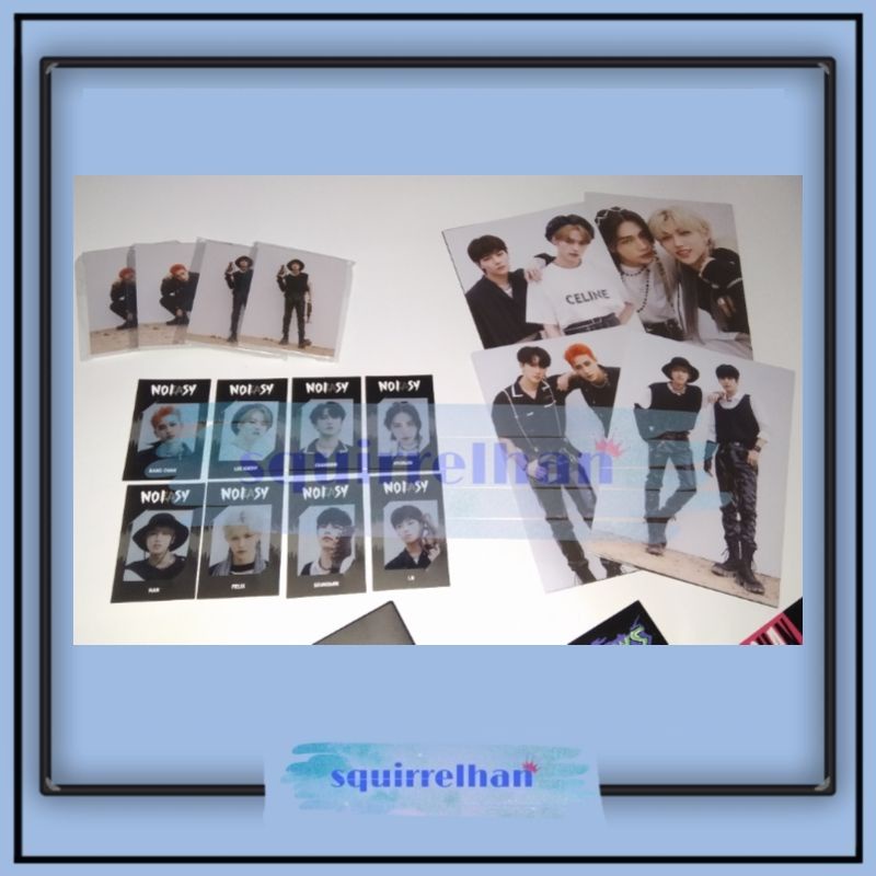 Stray Kids Noeasy photocard pc frame mini photobook mini poster unit folded poster bang chan lee kno