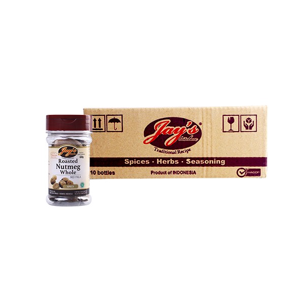 

Jay's Roasted Nutmeg Whole - Box Isi 10