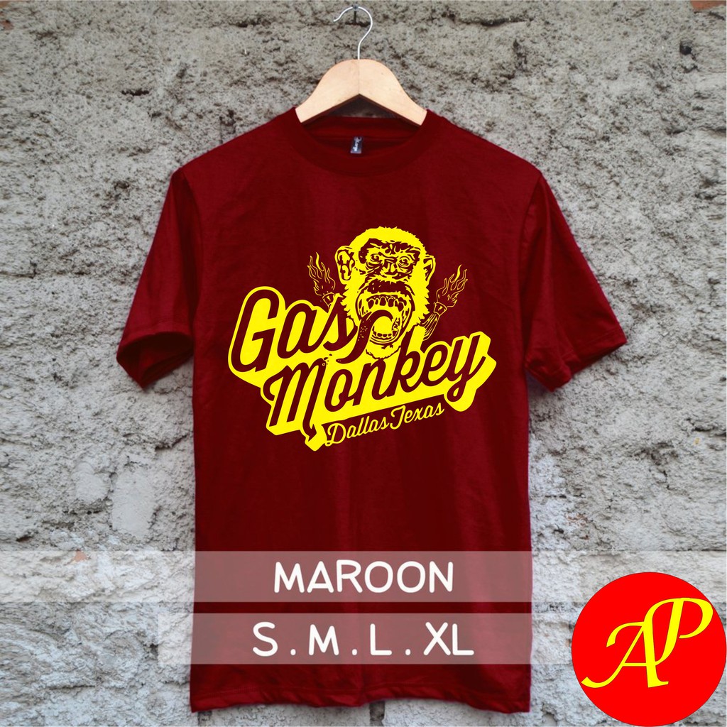 KAOS T-SHIRT DISTRO GAS MONKEY