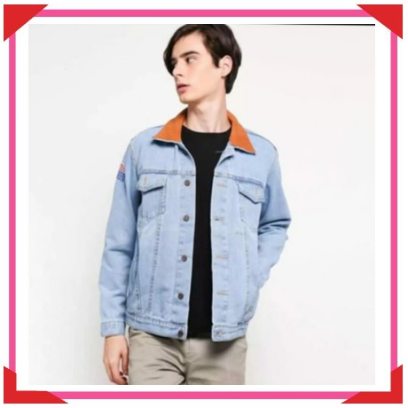 JAKET DILAN JACKET JEANS DILAN JAKET LEVIS PRIA JAKET TERBARU FASHION PRIA TERBARU BE325