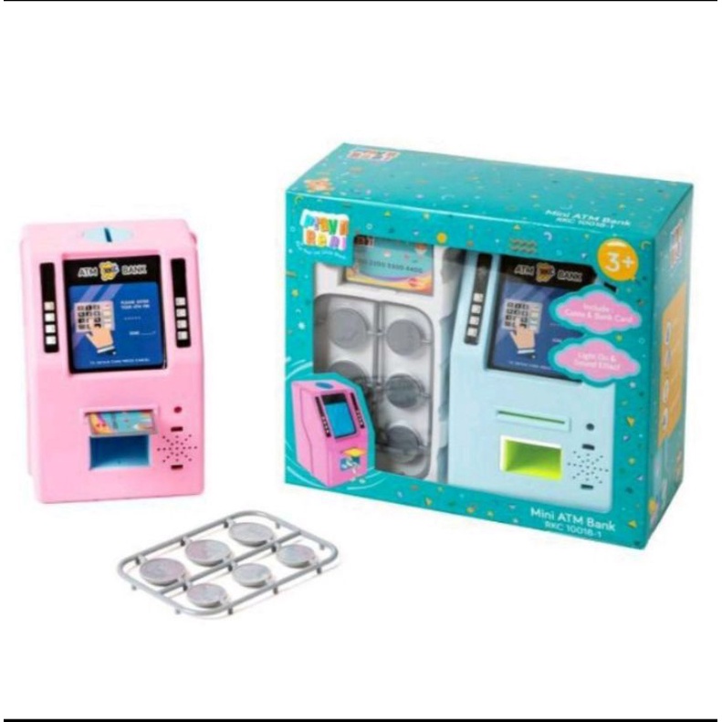 Mainan Anak Mini Atm | Celengan Anak Menabung | Kartu Atm Mainan Murah