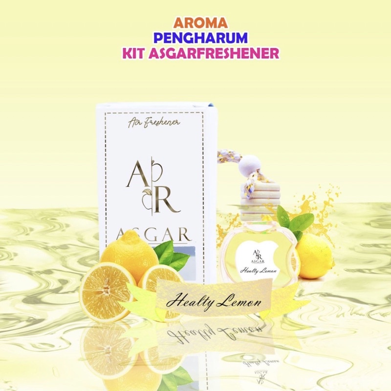 ASGAR FRESHENER - Pengharum Ruangan - Pewangi Ruangan - Pengharum Mobil -  Parfum Botol Apel