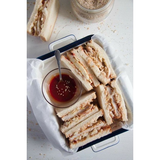 

Wanpaku katsu Sando | Sandwich Chicken | Sandwich ayam | Sandwich jepang