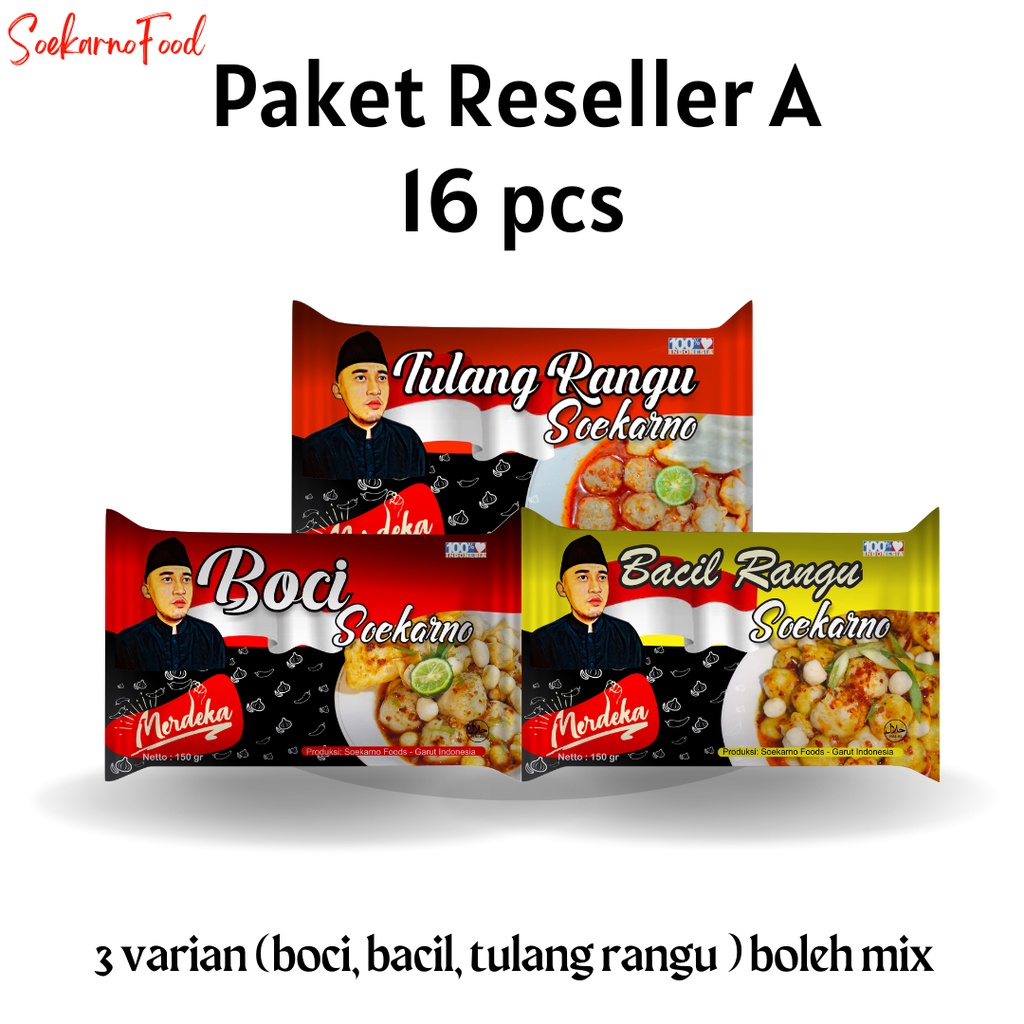 

Paket Reseller A ( Boci,Tulang Rangu, Bacil) boleh mix 3 varian