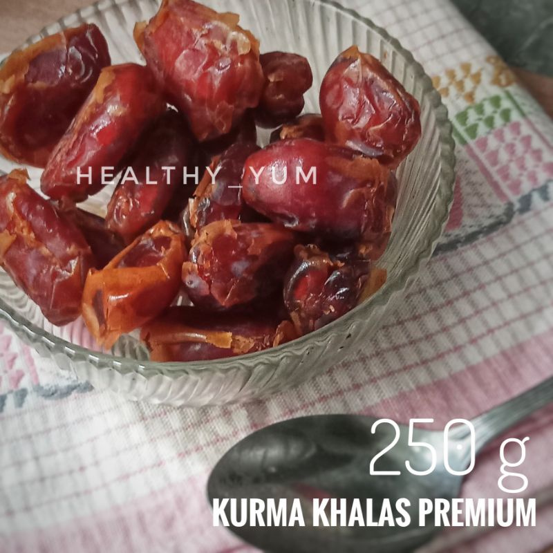 

Kurma Khalas Premium (Grade A) 250 g