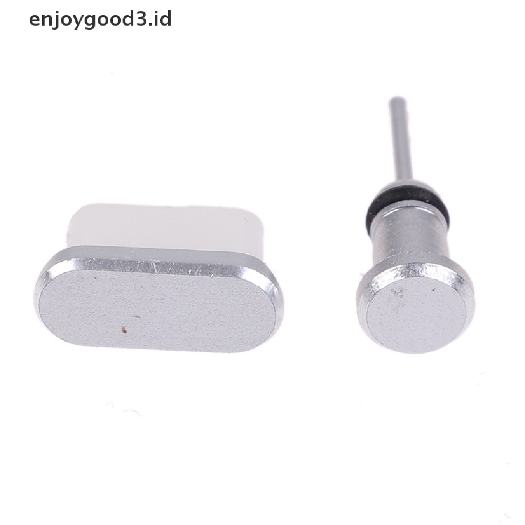 (Rready Stock) Port Charger USB Type C + Jack Audio 3.5mm Anti Debu Untuk Samsung Huawei