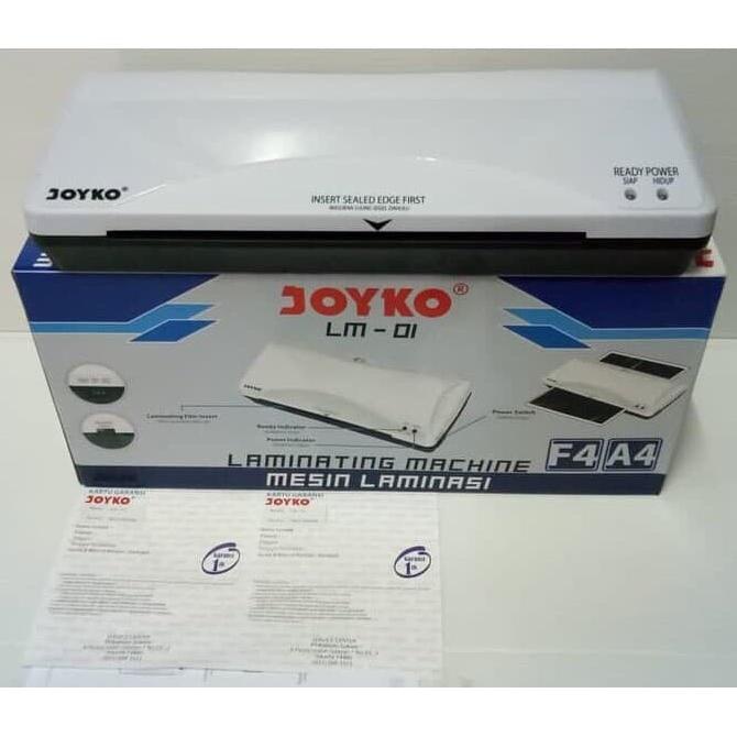 

213- Alat Laminating Joyko Lm 01 Size A4 & F4 Mesin Laminator Ekonomis Watt