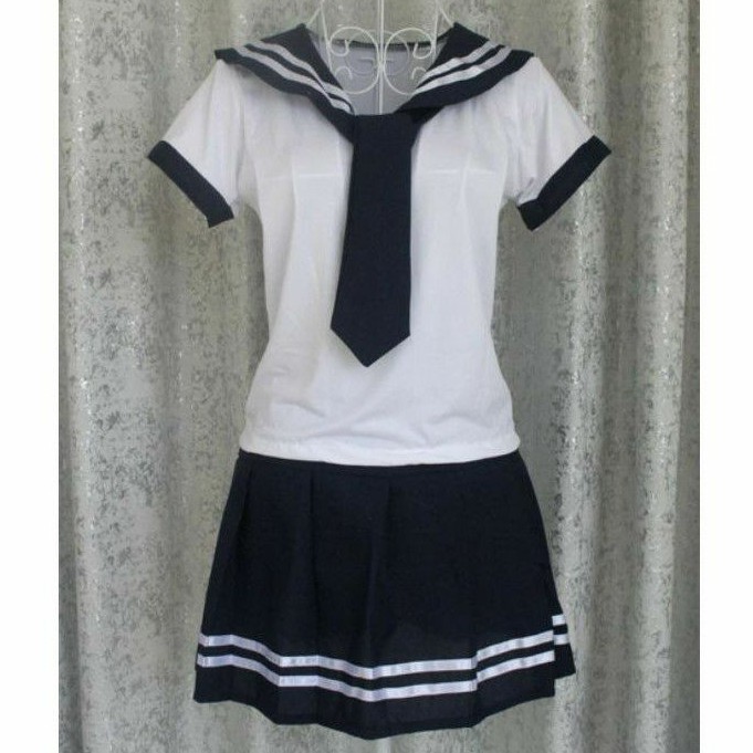 Seragam Sekolah Jepang Sailor Seifuku School Uniform Costume Cosplay Anime