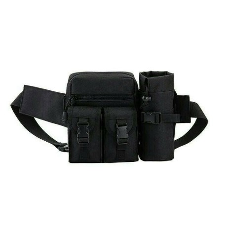 Trend-Tas Pinggang Tactical Army Dengan Tempat Botol Minum Waist Bag Tactical Army Import B321