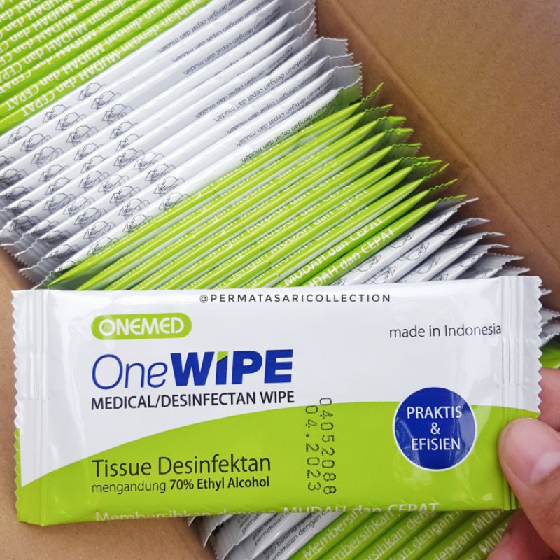 Tissue Desinfektan One Wipe Onemed Hand Surface Desinfectan Medical Satuan