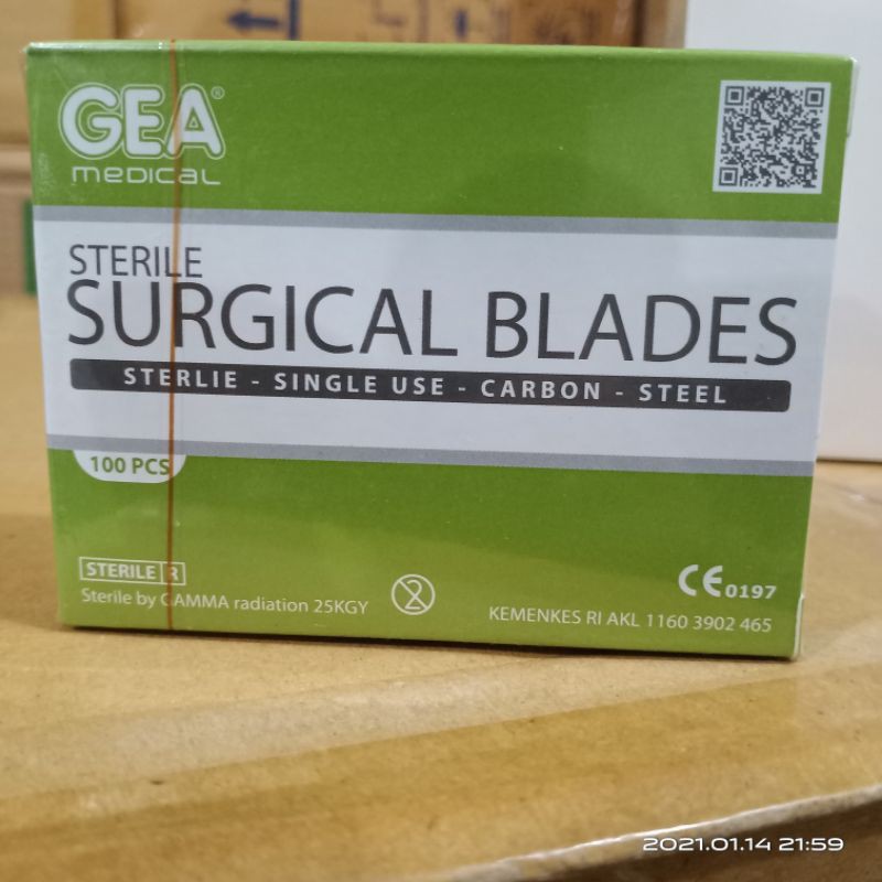 Bisturi Gea No 10 Surgical Blade No 10