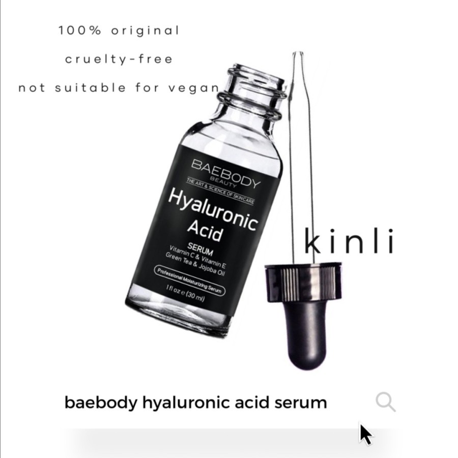 baebody hyaluronic acid serum vitamin C vitamin E jojoba oil 30ml