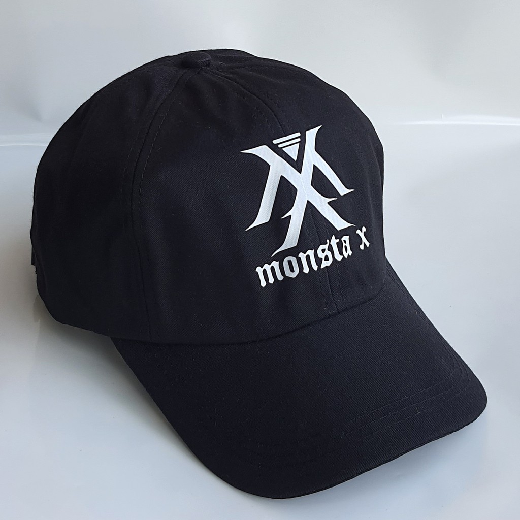 TOPI MONSTA X Baseball Cap KPOP Pria Wanita Casual Sporty