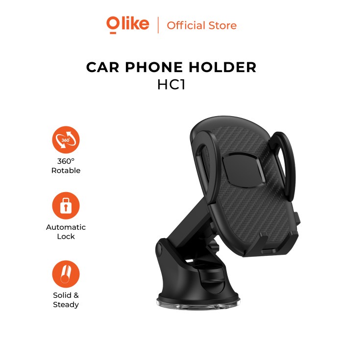 Olike Universal Car Phone Holder Dashboard Automatic Lock HC1