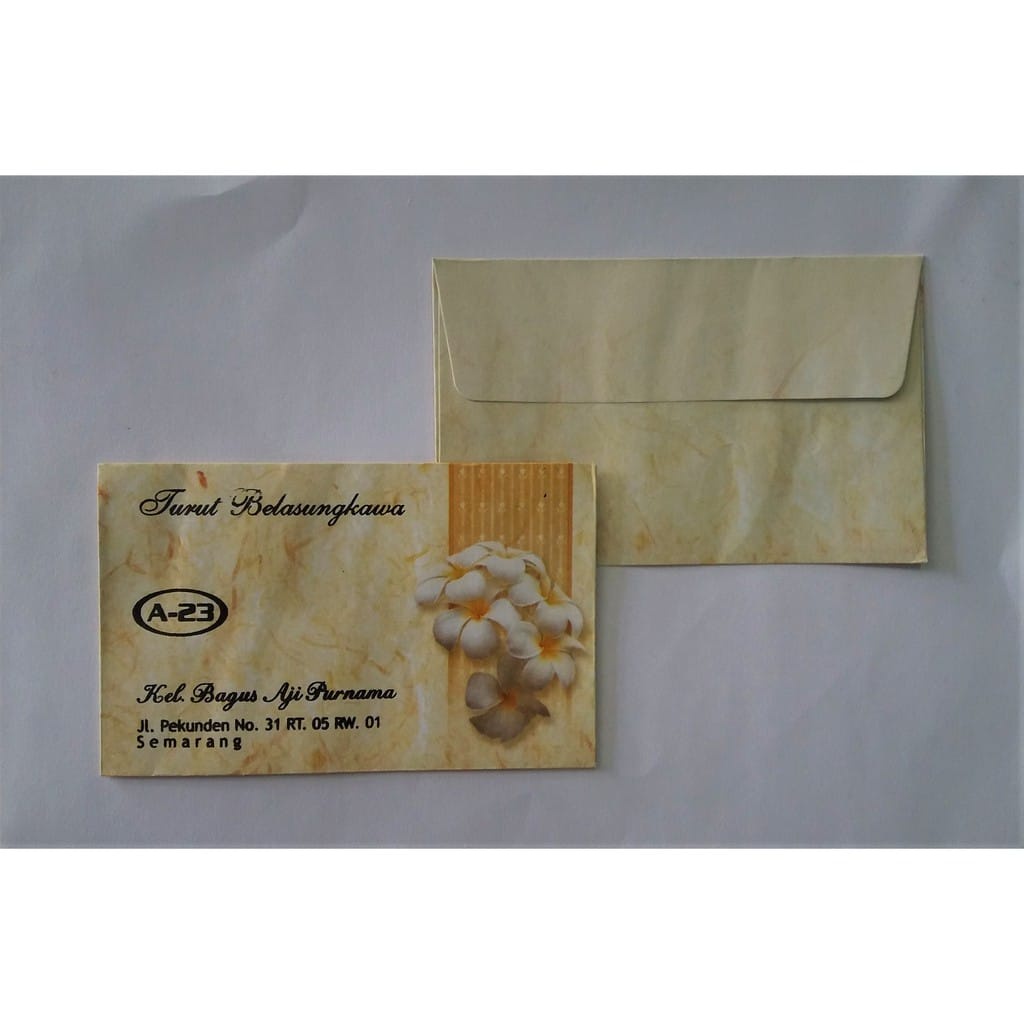 

(TERMURAH) AMPLOP KONDANGAN + NAMA