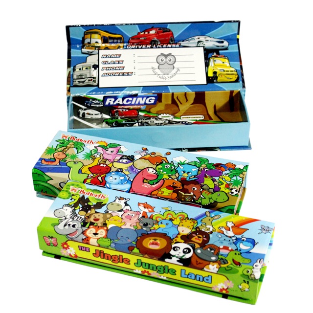 

Kotak Pensil Karton Kartun Butterfly