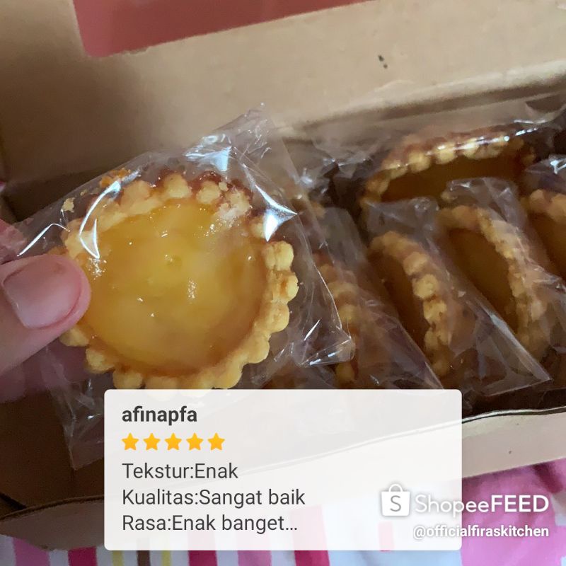 

Ssl09 Kue Pie Susu FIRAS KITCHEN Renyah, Harum dan Cocok untuk Teman Minum Kopi dan Teh