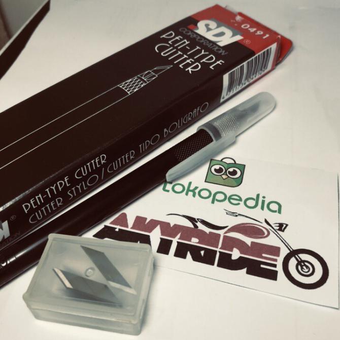 

Sdi Pen Cutter Sudah Termasuk Refill 10 Mata Pisau