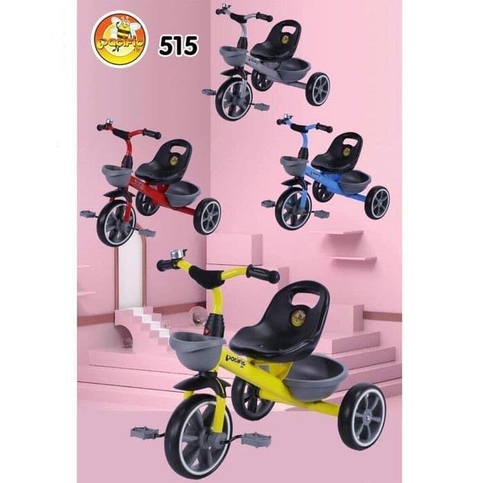Stroller PACIFIC TRICYCLE 515 PC-515 Tricycle Stroller Micro Trike Smart Trike Sepeda BMX Sepeda Ana